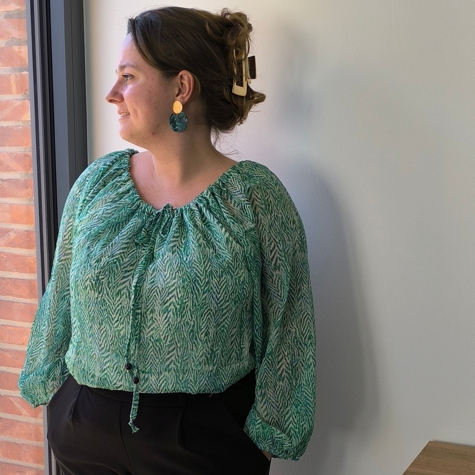 Boho chic blouse