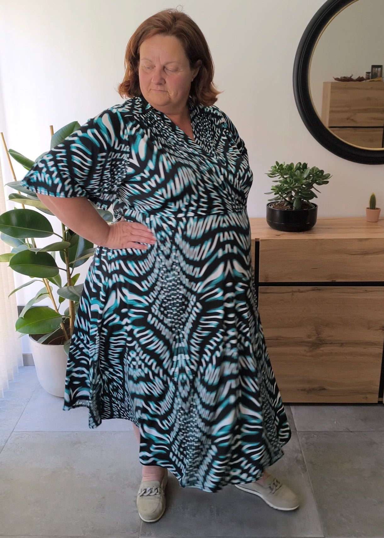 Aqua dress